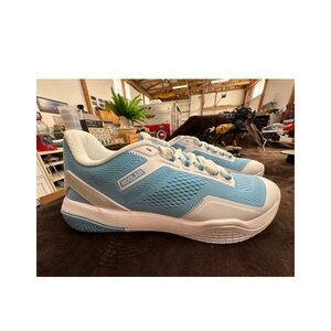Moolah Blue and White Womens Neovolt Athletic Sneakers size 12 New